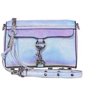Rebecca Minkoff Chain Crossbody Shoulder Bag Opal Iridescent